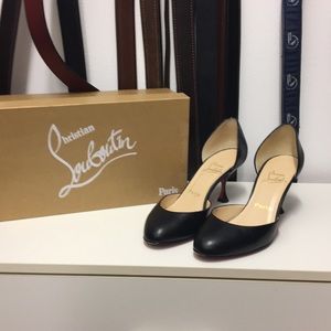 Christian Louboutin kitten heel pumps